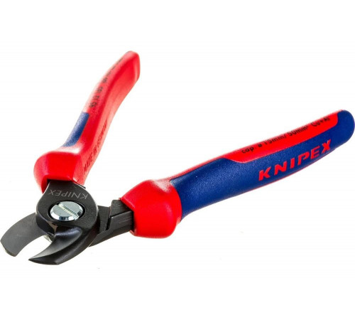 Кабелерез Knipex, рез: кабель d 15 мм, 165 мм, черный, 2К ручки, KN-9512165SB Кабелерез Knipex, рез: кабель d 15 мм, 165 мм, черный, 2К ручки, KN-9512165SB