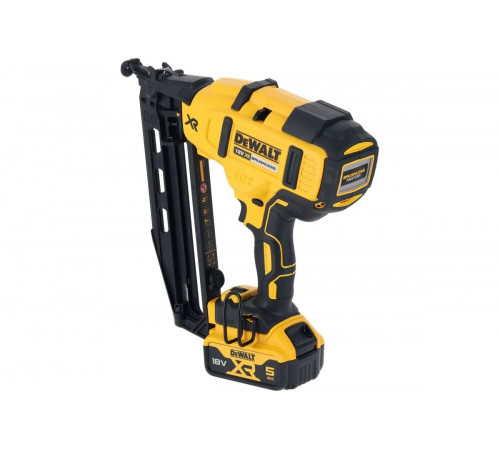 Аккумуляторный шпилькозабивной пистолет DEWALT DCN660P2, 18 В, 48 Дж, c 2 АКБ 5 А*ч, ЗУ, в кейсе DCN660P2-QW