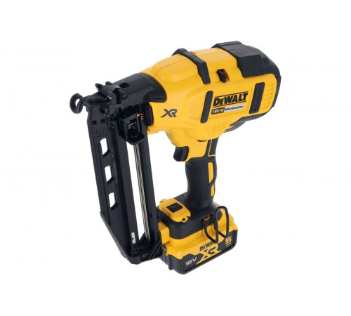 Аккумуляторный шпилькозабивной пистолет DEWALT DCN660P2, 18 В, 48 Дж, c 2 АКБ 5 А*ч, ЗУ, в кейсе DCN660P2-QW