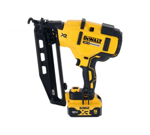 Аккумуляторный шпилькозабивной пистолет DEWALT DCN660P2, 18 В, 48 Дж, c 2 АКБ 5 А*ч, ЗУ, в кейсе DCN660P2-QW