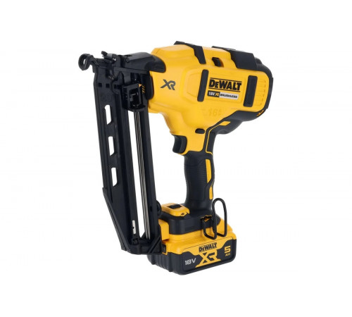 Аккумуляторный шпилькозабивной пистолет DEWALT DCN660P2, 18 В, 48 Дж, c 2 АКБ 5 А*ч, ЗУ, в кейсе DCN660P2-QW