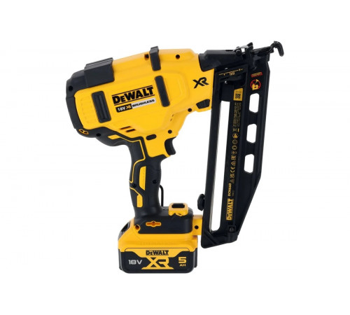 Аккумуляторный шпилькозабивной пистолет DEWALT DCN660P2, 18 В, 48 Дж, c 2 АКБ 5 А*ч, ЗУ, в кейсе DCN660P2-QW