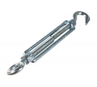 Талреп STAYER DIN 1480, крюк-кольцо, М10, 6 шт, оцинкованный, 30515-10