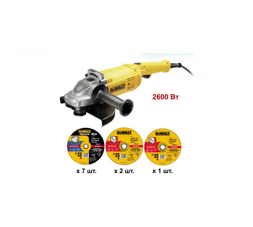 Угловая шлифмашина DEWALT DWE496D10