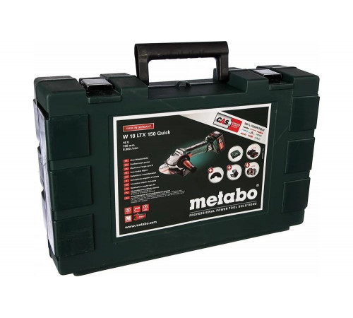 Аккумуляторная угловая шлифмашина Metabo W 18 LTX 150 600404650 Аккумуляторная угловая шлифмашина Metabo W 18 LTX 150 600404650