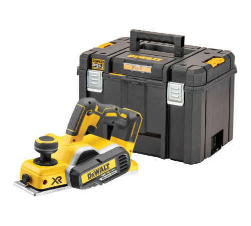 Аккумуляторный рубанок Dewalt DCP580NT, 18 В, 15000 об/мин, 82 мм, без АКБ и ЗУ, в кейсе TSTAK DCP580NT-XJ