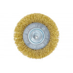 Щетка плоская (75 мм; волнистая 0.35 мм) для дрели Elitech 1820.076700