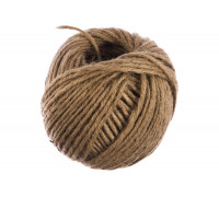 Джутовый шпагат L 60 м, 5-ниточный, 2800 текс, 30 кгс СИБРТЕХ 93882