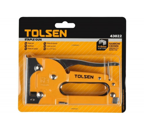 Степлер TOLSEN тип скобы №53 4-8 мм 43022