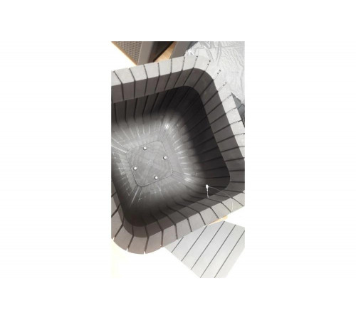 Кашпо Keter CUBE PLANTER L, 50.5 л, коричневый 229533 Кашпо Keter CUBE PLANTER L, 50.5 л, коричневый 229533