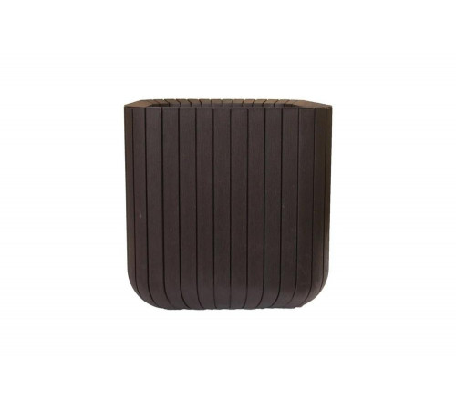Кашпо Keter CUBE PLANTER L, 50.5 л, коричневый 229533 Кашпо Keter CUBE PLANTER L, 50.5 л, коричневый 229533