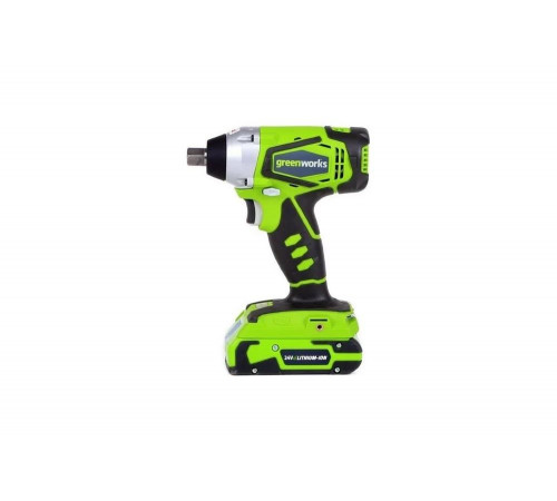 Аккумуляторный ударный гайковерт Greenworks G24IW