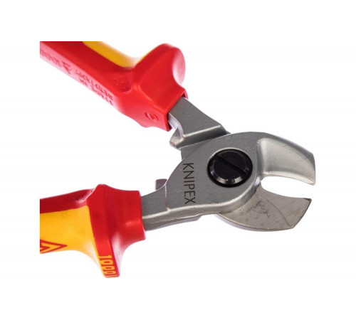 Ножницы для резки кабелей со страховочным креплением 165 мм KNIPEX KN-9516165T Ножницы для резки кабелей со страховочным креплением 165 мм KNIPEX KN-9516165T