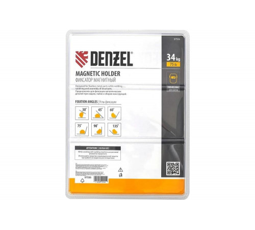 Фиксатор магнитный для сварочных работ усилие 75 LB Denzel 97556