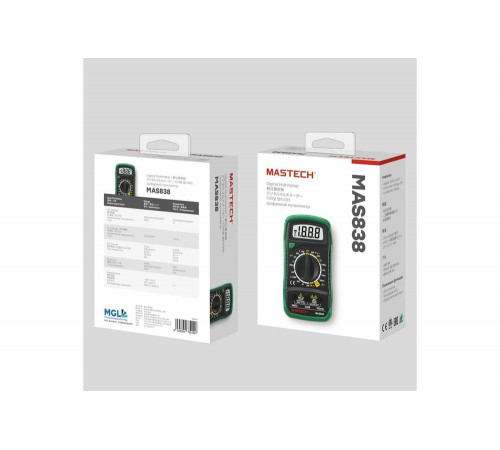 Цифровой мультиметр Mastech MAS838 Цифровой мультиметр Mastech MAS838