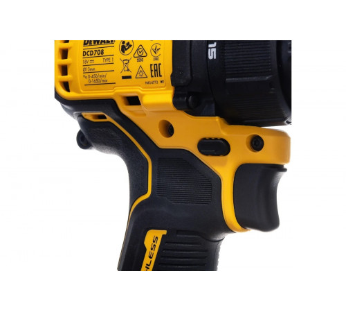 Компактная дрель-шуруповерт DEWALT 18В DCD708S2T