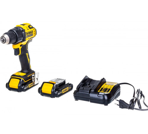 Компактная дрель-шуруповерт DEWALT 18В DCD708S2T