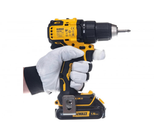 Компактная дрель-шуруповерт DEWALT 18В DCD708S2T