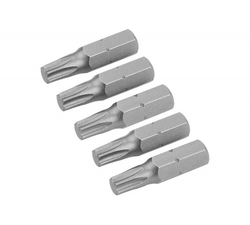 Набор вставок бит торцевых 1/4", Torx, T30, 25 мм, 5 шт TOLSEN TT20279 Набор вставок бит торцевых 1/4", Torx, T30, 25 мм, 5 шт TOLSEN TT20279