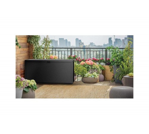 Сундук Эмили (EMILY STORAGE BOX) 280л, графит Keter 249722 Сундук Эмили (EMILY STORAGE BOX) 280л, графит Keter 249722