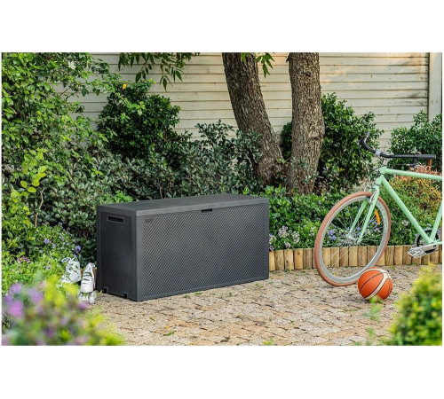 Сундук Эмили (EMILY STORAGE BOX) 280л, графит Keter 249722 Сундук Эмили (EMILY STORAGE BOX) 280л, графит Keter 249722