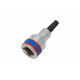 Насадка (бита) торцевая 1/2", Torx, T45, L = 60 мм, с отверстием KING TONY 402745
