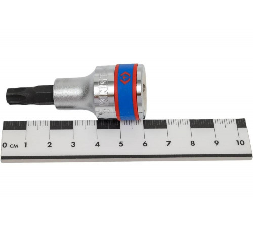 Насадка (бита) торцевая 1/2", Torx, T45, L = 60 мм, с отверстием KING TONY 402745 Насадка (бита) торцевая 1/2", Torx, T45, L = 60 мм, с отверстием KING TONY 402745