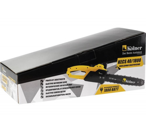 Цепная электрическая пила Kolner KECS 40/1800 8050100056 Цепная электрическая пила Kolner KECS 40/1800 8050100056