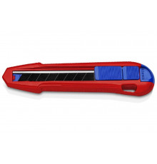 Универсальный нож Knipex, CutiX, 165 мм, для стандартных отламывающихся лезвий на 18 мм, KN-9010165BK