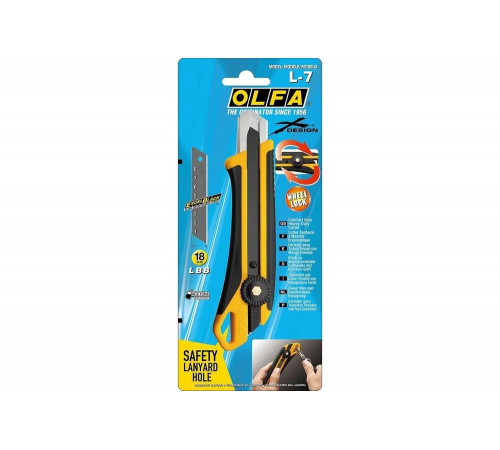 Трещоточный нож OLFA 18 мм OL-L-7 Трещоточный нож OLFA 18 мм OL-L-7