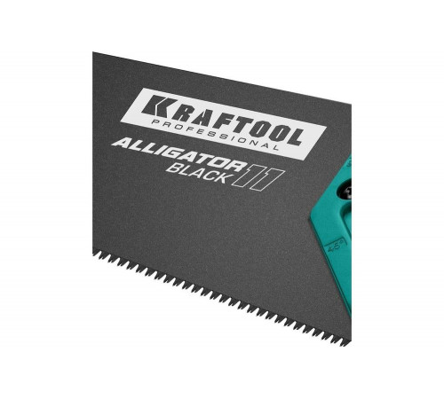 KRAFTOOL 11 TPI, 500 мм, ножовка для точного реза Alligator Black 11 15205-50