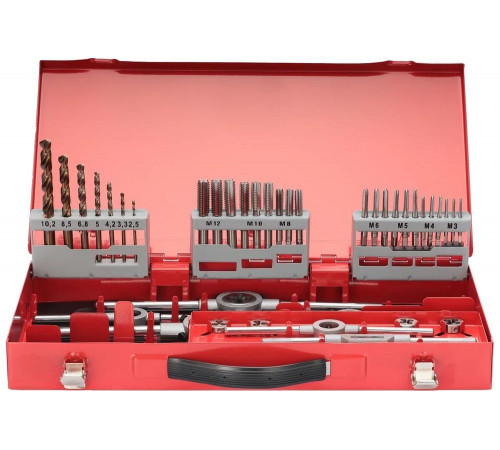 Резьбонарезной набор RUKO M3-M12 HSSE 44пр. 245030E