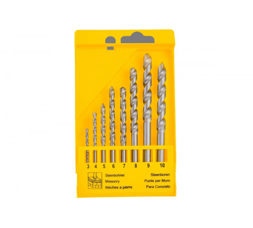 Набор сверл по кирпичу 3-10 мм,8 шт. DEWALT DT9288