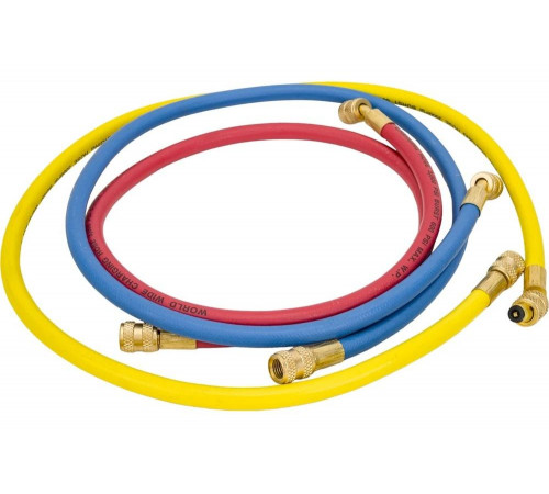 Шланг заправочный для фреона 1/4"SAE х1/4"SAE, 0,9 м МАСТАК 105-61010 Шланг заправочный для фреона 1/4"SAE х1/4"SAE, 0,9 м МАСТАК 105-61010