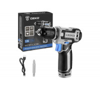 Аккумуляторная дрель-шуруповерт DEKO ZKCD12FU-Li, 12В, 1x1.5Ач 063-4141