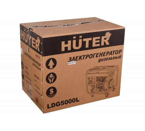 Дизельный электрогенератор Huter LDG 5000L 64/2/11