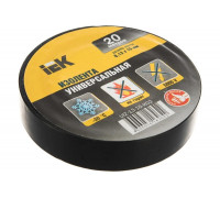 Изолента ПВХ 15мм, 20м, черная IEK ИЭК UIZ-13-10-K02