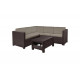 Угловой комплект Keter Provence set with coffee table коричневый 227777