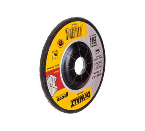 Круг зачистной по металлу HP (125x6x22.2мм) Dewalt DW4543AIA-AE