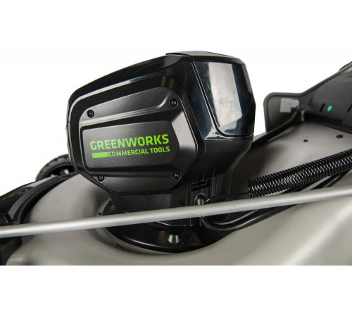 Самоходная бесщеточная аккумуляторная газонокосилка Greenworks 82V 2502507 Самоходная бесщеточная аккумуляторная газонокосилка Greenworks 82V 2502507