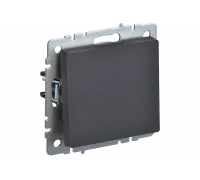 Проходной 1-клавишный выключатель IEK Brite 10а вс10-1-6-брг графит BR-V12-0-10-K53
