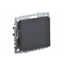 Проходной 1-клавишный выключатель IEK Brite 10а вс10-1-6-брг графит BR-V12-0-10-K53