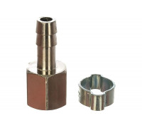 Переходник 1/4"F - елочка (8 мм; обжимное кольцо 11х13 мм) FUBAG 180251
