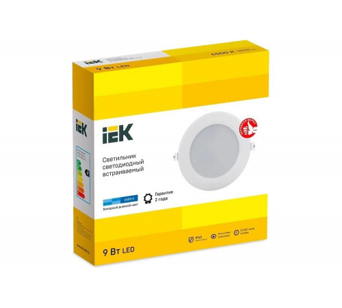 Светодиодный светильник IEK дво 1713 белый круг 9вт 6500к ip40 LDVO0-1713-09-6500-K01 Светодиодный светильник IEK дво 1713 белый круг 9вт 6500к ip40 LDVO0-1713-09-6500-K01