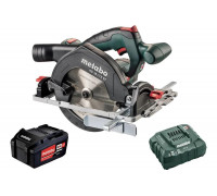Аккумуляторная дисковая пила Metabo KS 18 LTX 57 + 1 Li-Powerх 4 Ач + ЗУ ASC30-36 T03480