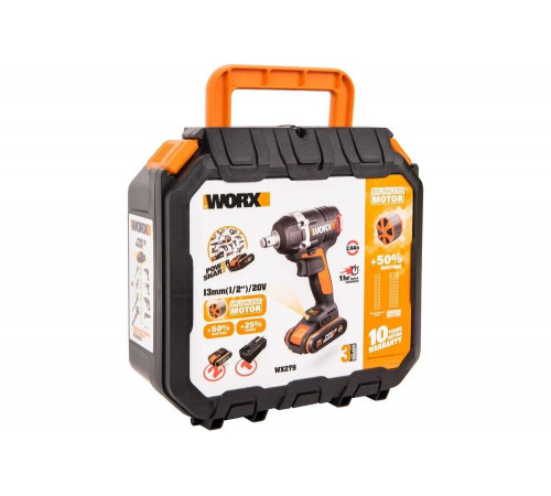 Аккумуляторный бесщеточный гайковёрт WORX WX279 Аккумуляторный бесщеточный гайковёрт WORX WX279
