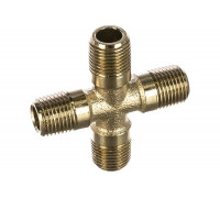 Переходник крестовина 1262/2 MMMM 1/4" GAV 27831