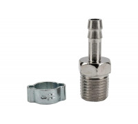 Переходник 1/4"M - елочка (6 мм с обжимным кольцом 9x11 мм) FUBAG 180260