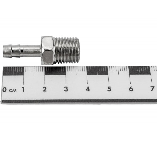 Переходник 1/4"M - елочка (6 мм с обжимным кольцом 9x11 мм) FUBAG 180260 Переходник 1/4"M - елочка (6 мм с обжимным кольцом 9x11 мм) FUBAG 180260