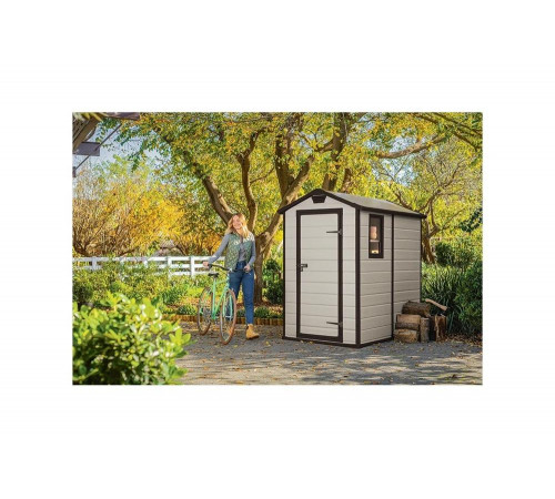 Хозяйственный блок KETER Manor 4x6, бежевый 255138